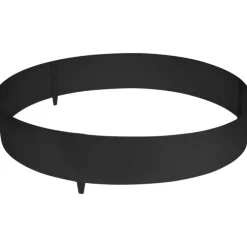 Trädring Stål Galvaniserad Svart Ø110 cm