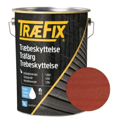 Träfärg Röd 5 L Træfix