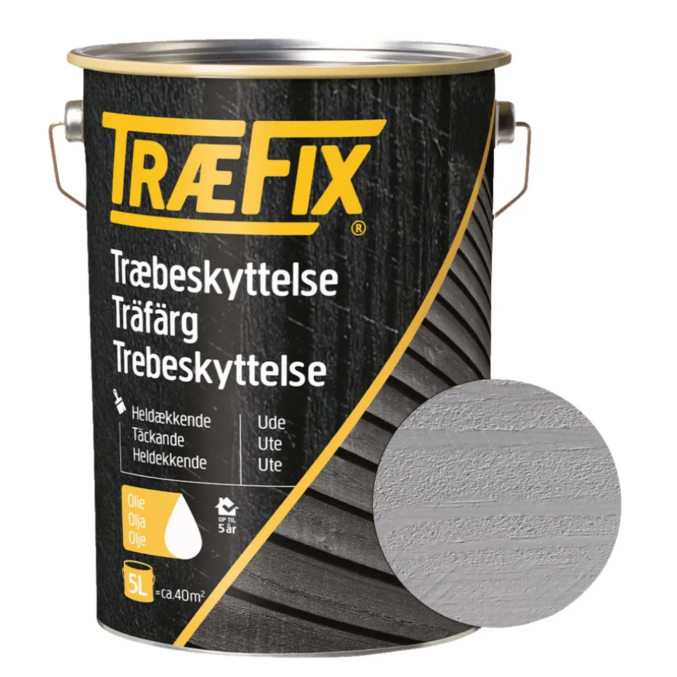 Träfärg Stengrå 5 L Træfix
