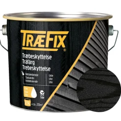 Träfärg Svart 2,5 L Træfix