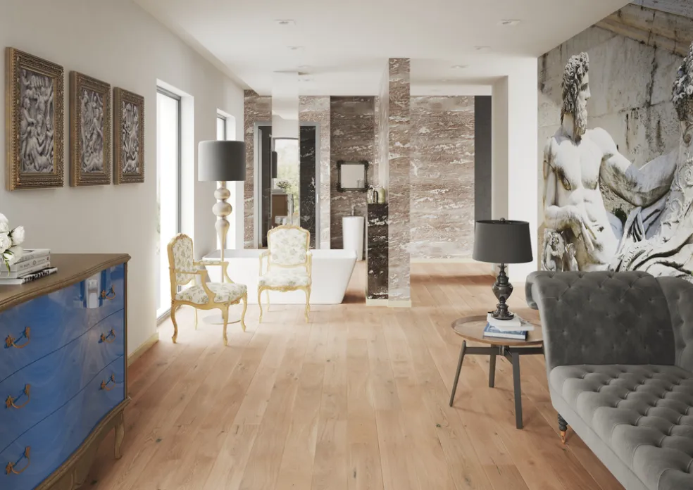 Trägolv Patricier Ek Vit Wallmann