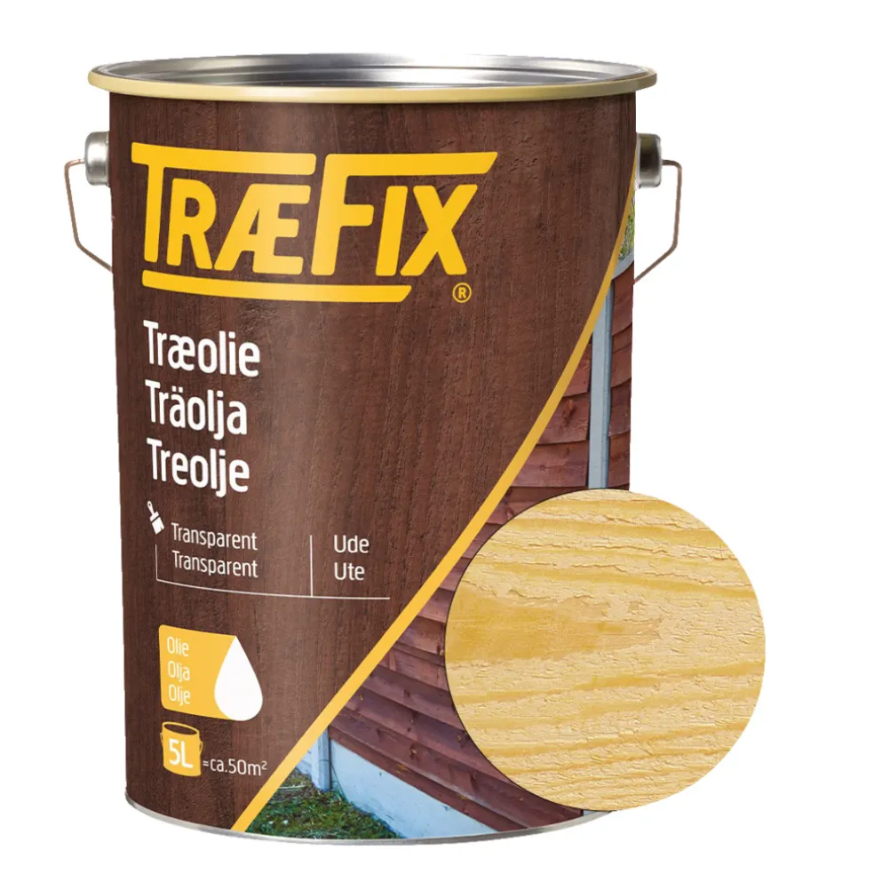 Träolja Klar 5 L Træfix