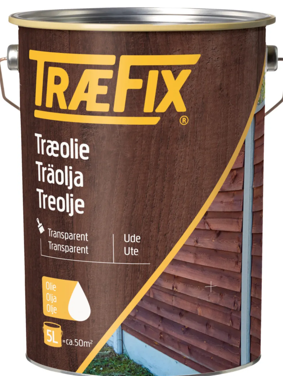 Träolja Klar 5 L Træfix