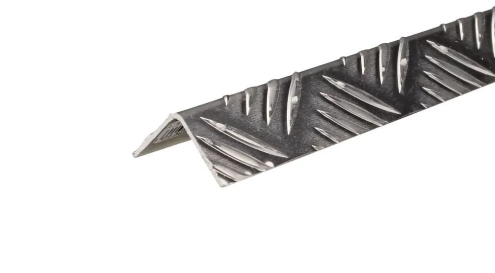 Tröskellist Alu Halkskydd 20 x 20 mm – 1 m