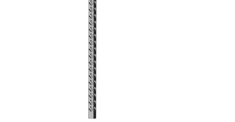 T-stolpe Broken Galvad 1450 mm Steel Design