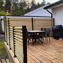 T-stolpe Broken Svart 1050 mm Steel Design