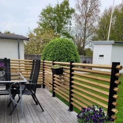 T-stolpe Tallkobben Svart 1100 mm Steel Design