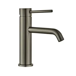 Tvättställsblandare Slim Vinkel Gunmetall 183 mm