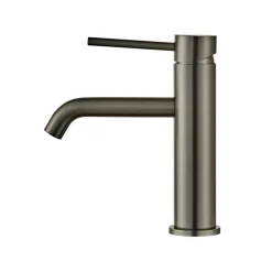 Tvättställsblandare Slim Vinkel Gunmetall 183 mm