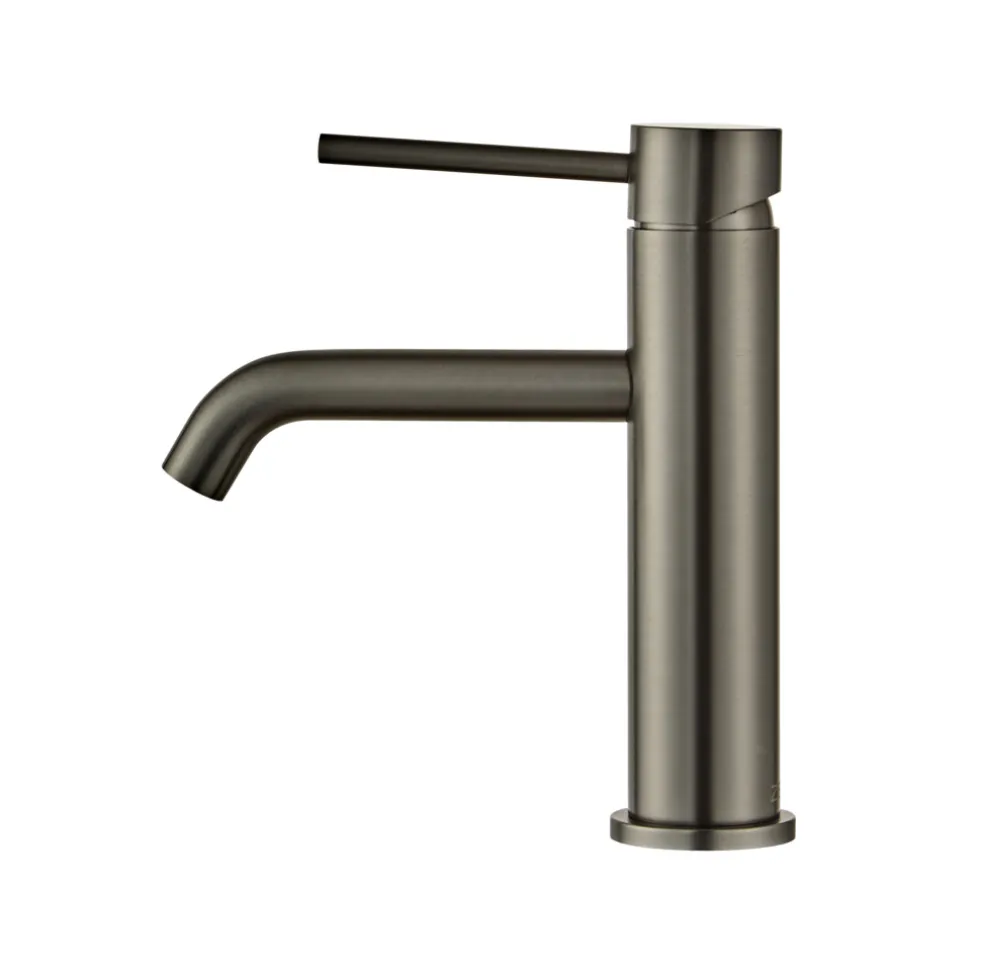 Tvättställsblandare Slim Vinkel Gunmetall 183 mm