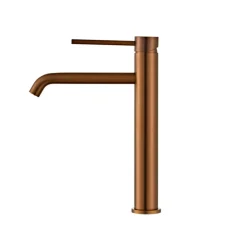 Tvättställsblandare Slim Vinkel Koppar 282 mm