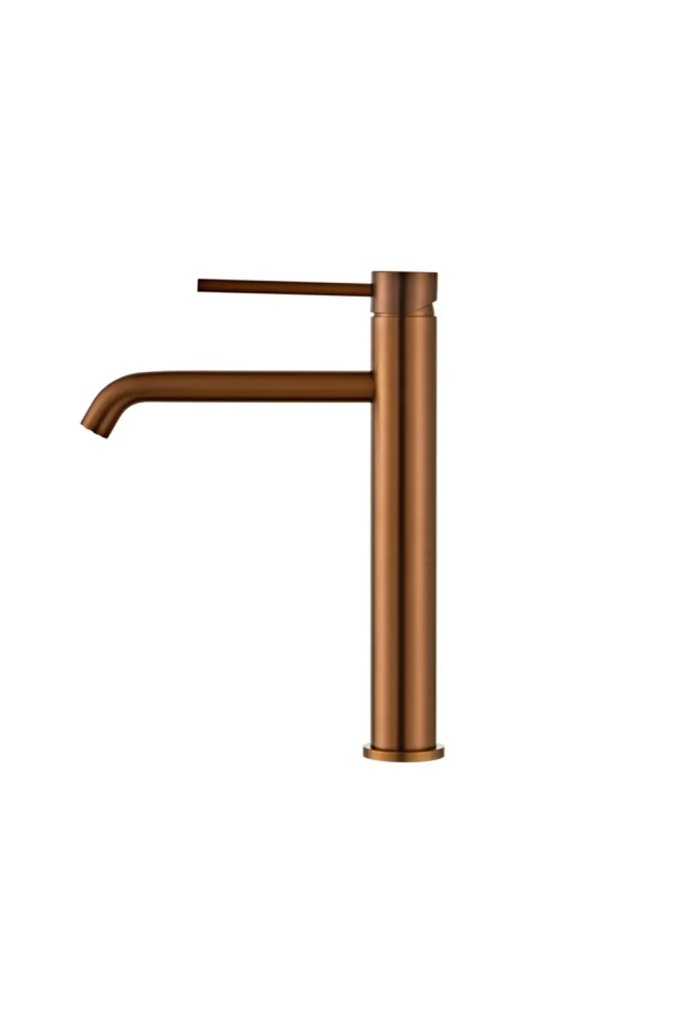 Tvättställsblandare Slim Vinkel Koppar 282 mm