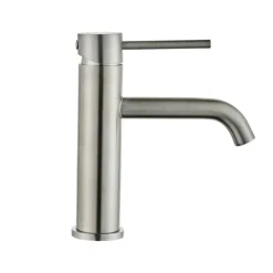 Tvättställsblandare Slim Vinkel Borstad 183 mm