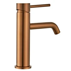 Tvättställsblandare Slim Vinkel Koppar 183 mm