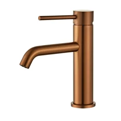 Tvättställsblandare Slim Vinkel Koppar 183 mm