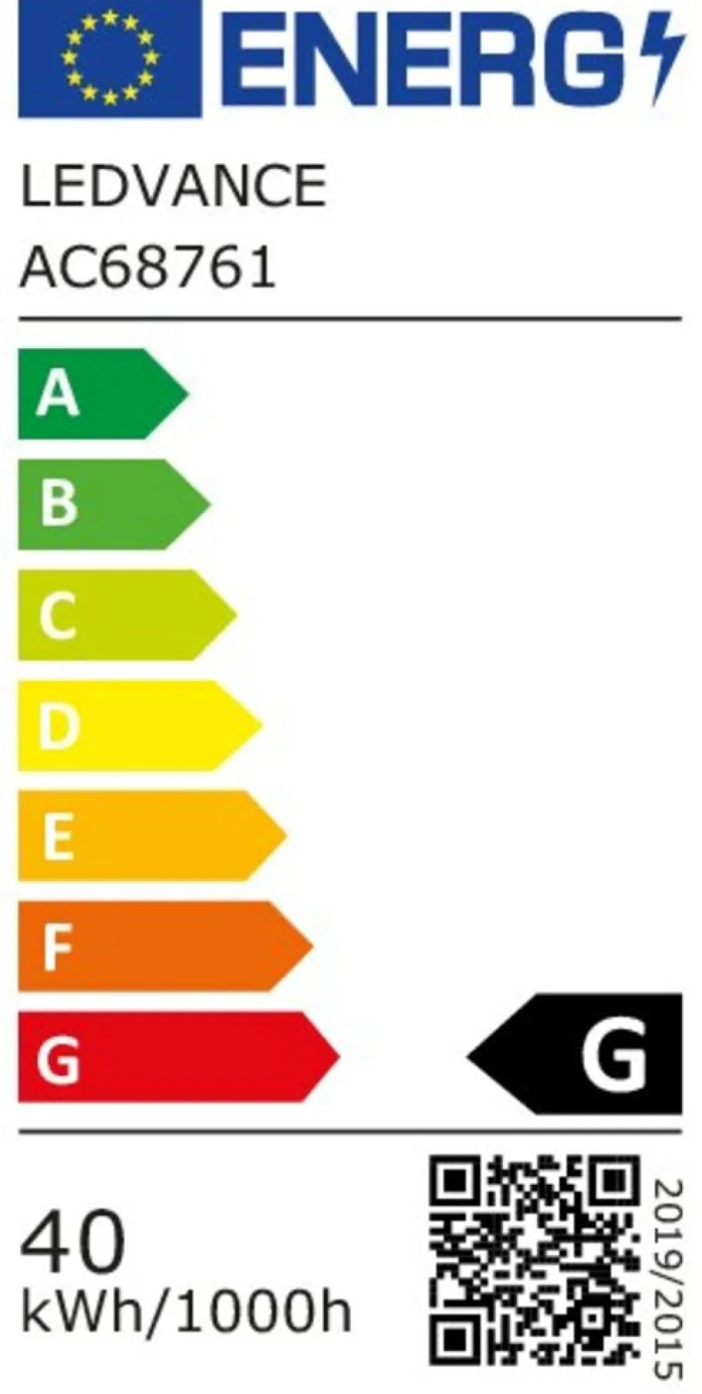 Ugnslampa 40W G9 2-pack Osram