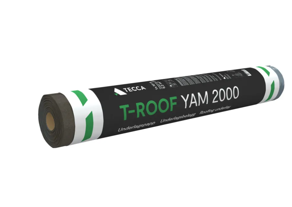 Underlagspapp T-Roof YAM 2000 1 x 10 m Tecca