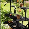 Överdel Bord Växthus 1200 x 260 x 365 mm Svart Vitavia