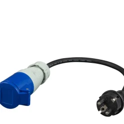 Övergångskabel CEE Schuko 230V 0,5 m Qraft