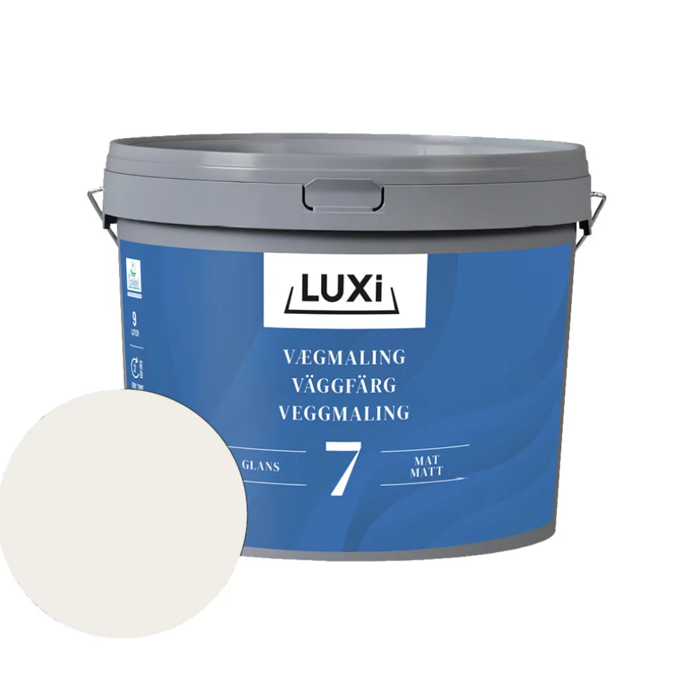 Väggfärg 7 Offwhite 2,25 L Luxi