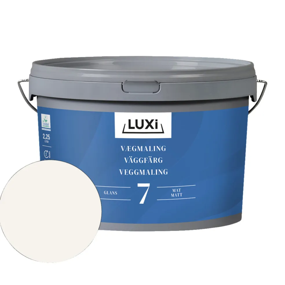Väggfärg 7 Vit 2,25 L Luxi