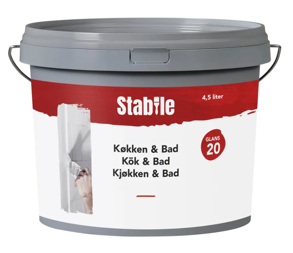 Väggfärg Kök & Bad Modevit 4,5 L Stabile