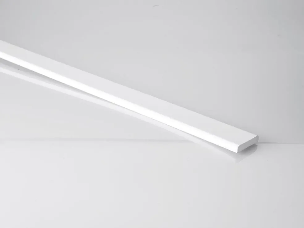 Vägglist PVC Vit 9 x 43 mm - 2,5 m Primo
