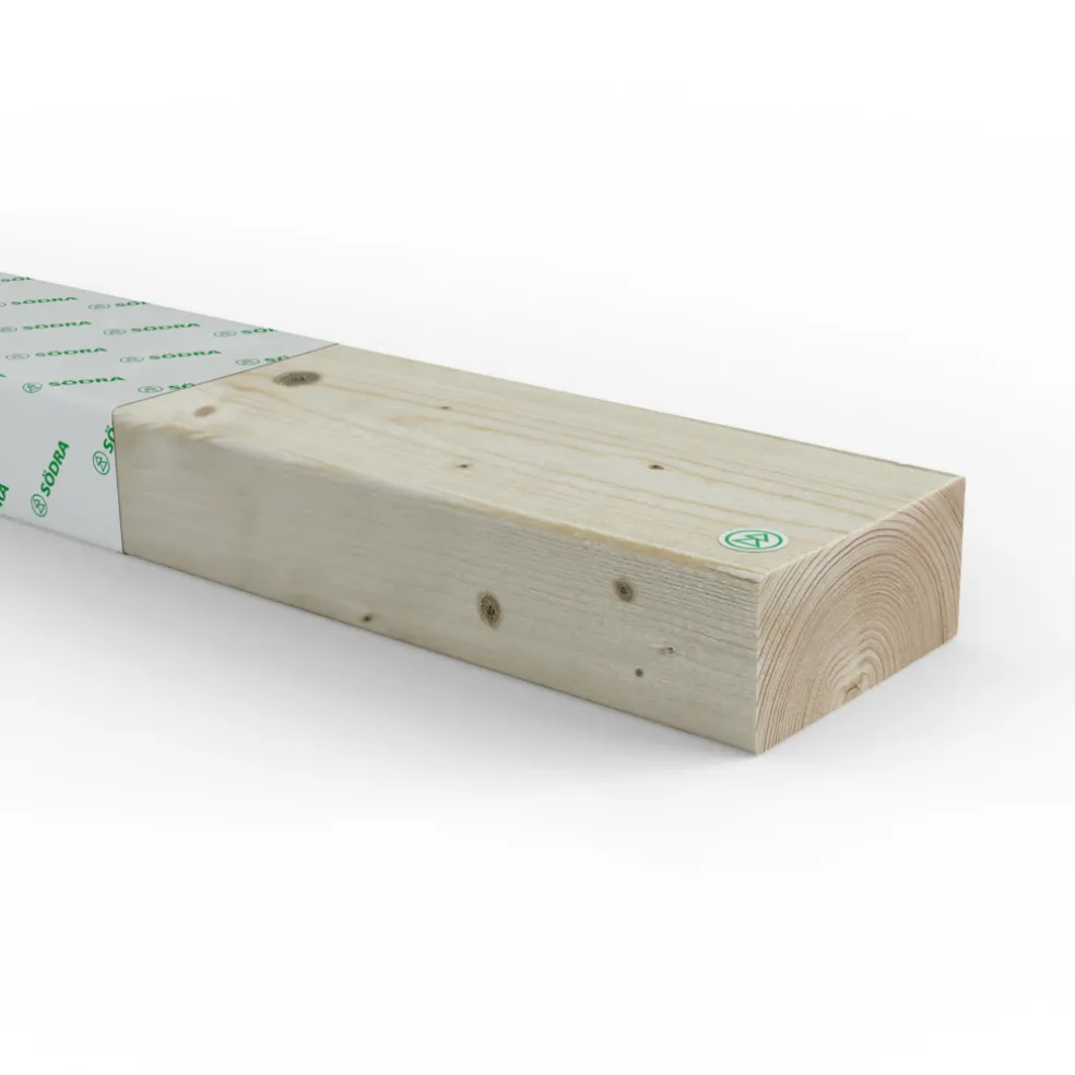 Väggregel 45 x 95 mm - 3 m Södra Wood