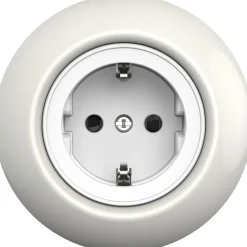 Vägguttag 1-vägs Jordat Renova Schneider Electric