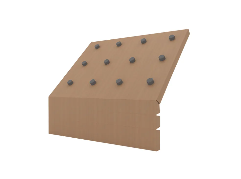 Vindavledare Airgap Eaves C1200 1240 x 1242 mm Tecca
