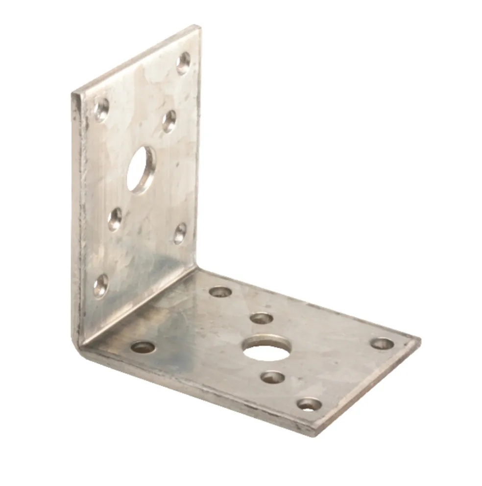 Vinkelbeslag Varmförzinkat 60 x 60 x 45 mm 50-pack Heco