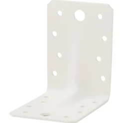 Vinkelbeslag Vit 90 x 65 x 2,5 mm Heco