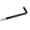 Vinkelkrok 50 mm Svart 5-pack Habo