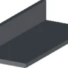 Vinkellist PVC Svart 20 x 30 mm - 2 m