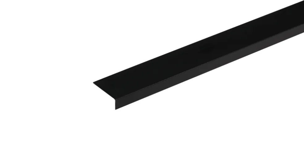 Vinkellist PVC Svart 20 x 30 mm - 2 m
