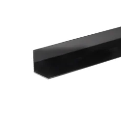 Vinkellist PVC Svart 25 x 25 mm - 1 m