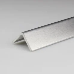 Vinkelskydd PVC Borstad Stål-look 25 mm x 2,6 m
