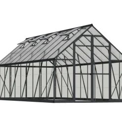 Växthus Balance 14,8 m² Mörkgrå Canopia by Palram