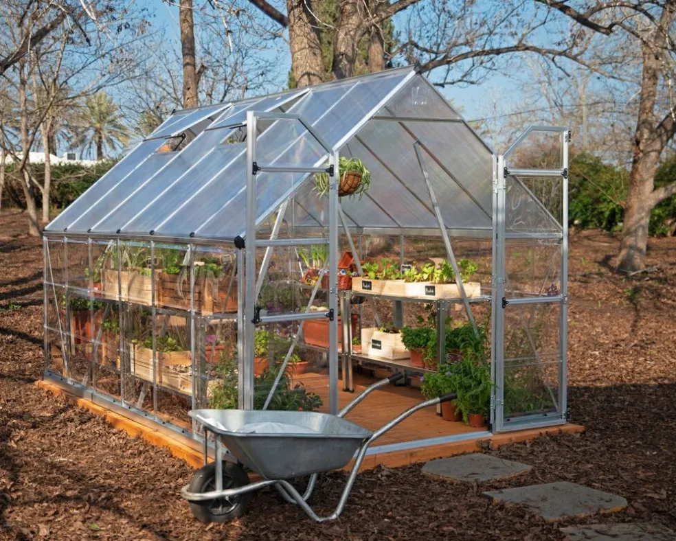 Växthus Balance 8,9 m² Silver Canopia by Palram