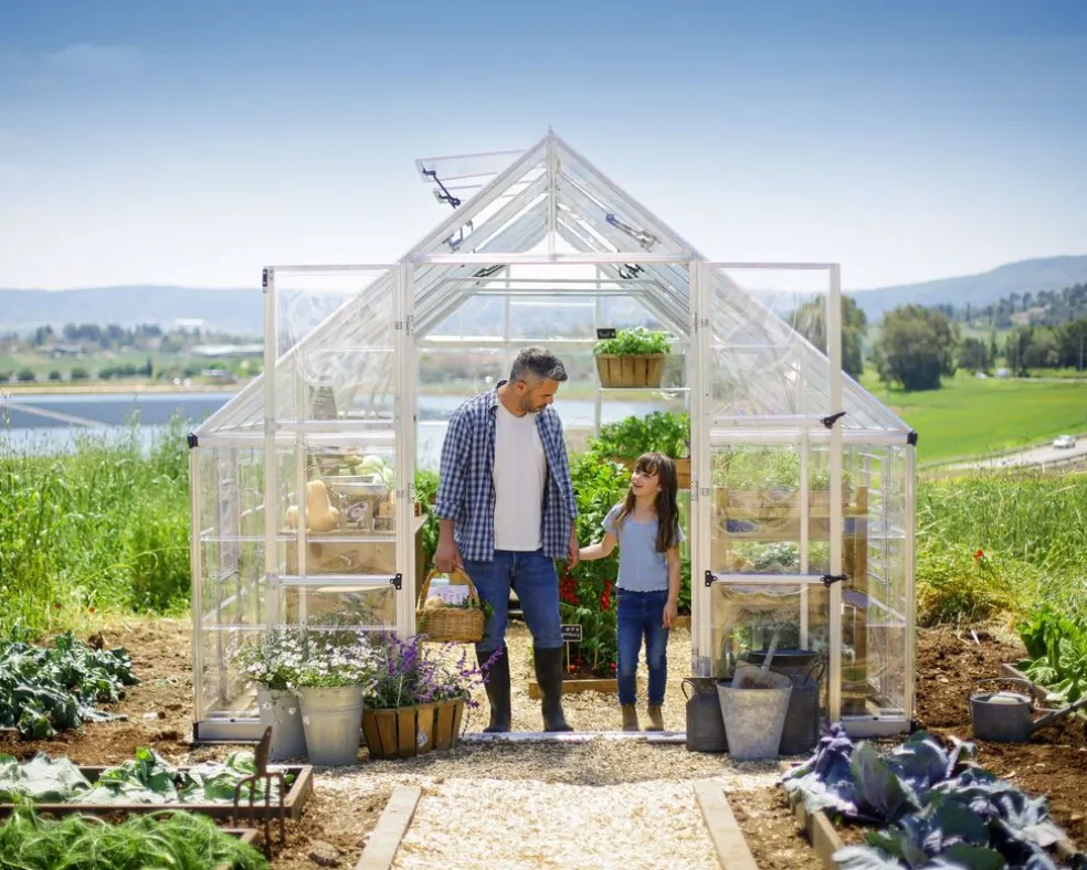Växthus Balance 14,3 m² Silver Canopia by Palram