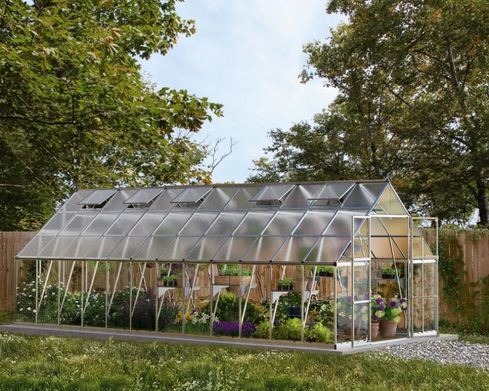 Växthus Balance 21,5 m² Silver Canopia by Palram