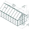 Växthus Balance 11,9 m² Silver Canopia by Palram