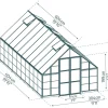 Växthus Balance 17,9 m² Silver Canopia by Palram