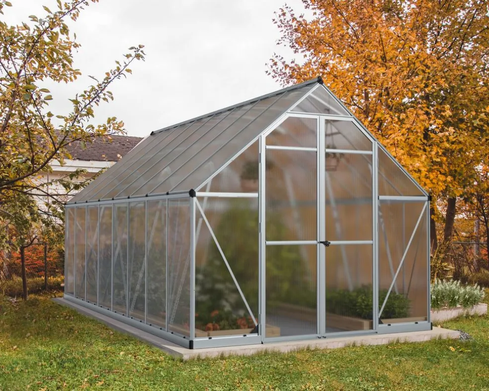 Växthus Essence 11,8 m² Silver Canopia by Palram