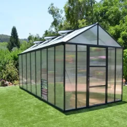 Växthus Glory Premium 12,2 m² Mörkgrå Canopia by Palram