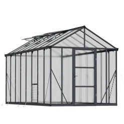 Växthus Glory Premium 12,2 m² Mörkgrå Canopia by Palram