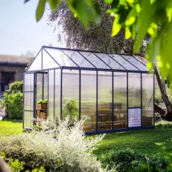 Växthus Glory Premium 9,2 m² Mörkgrå Canopia by Palram