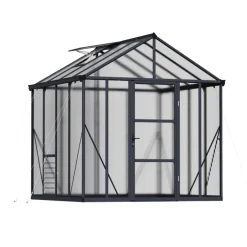 Växthus Glory Premium 6,2 m² Mörkgrå Canopia by Palram