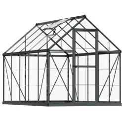 Växthus Harmony 5,7 m² Mörkgrå Canopia by Palram