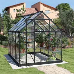 Växthus Harmony 4,6 m² Mörkgrå Canopia by Palram